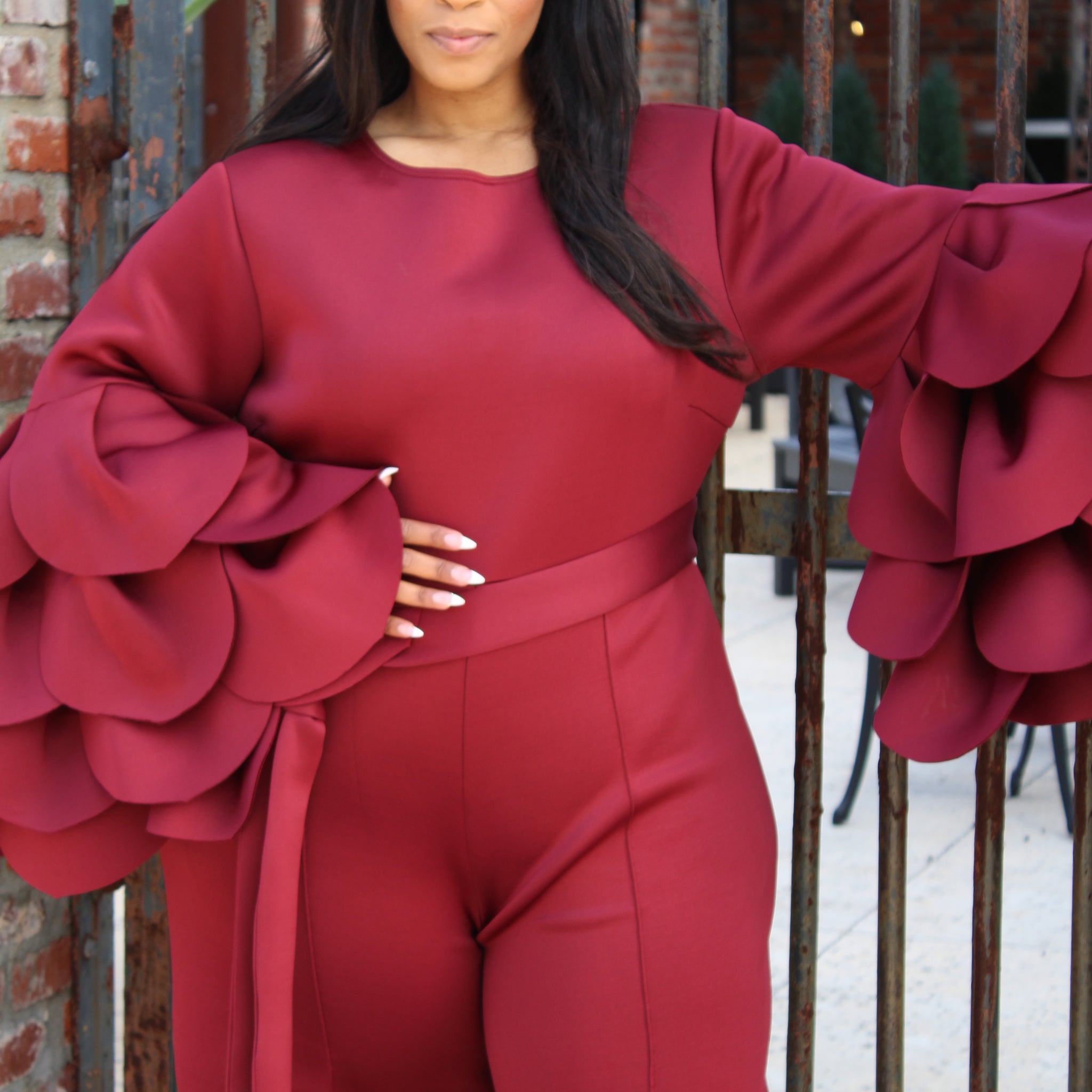 Velvet Petal Jumpsuit